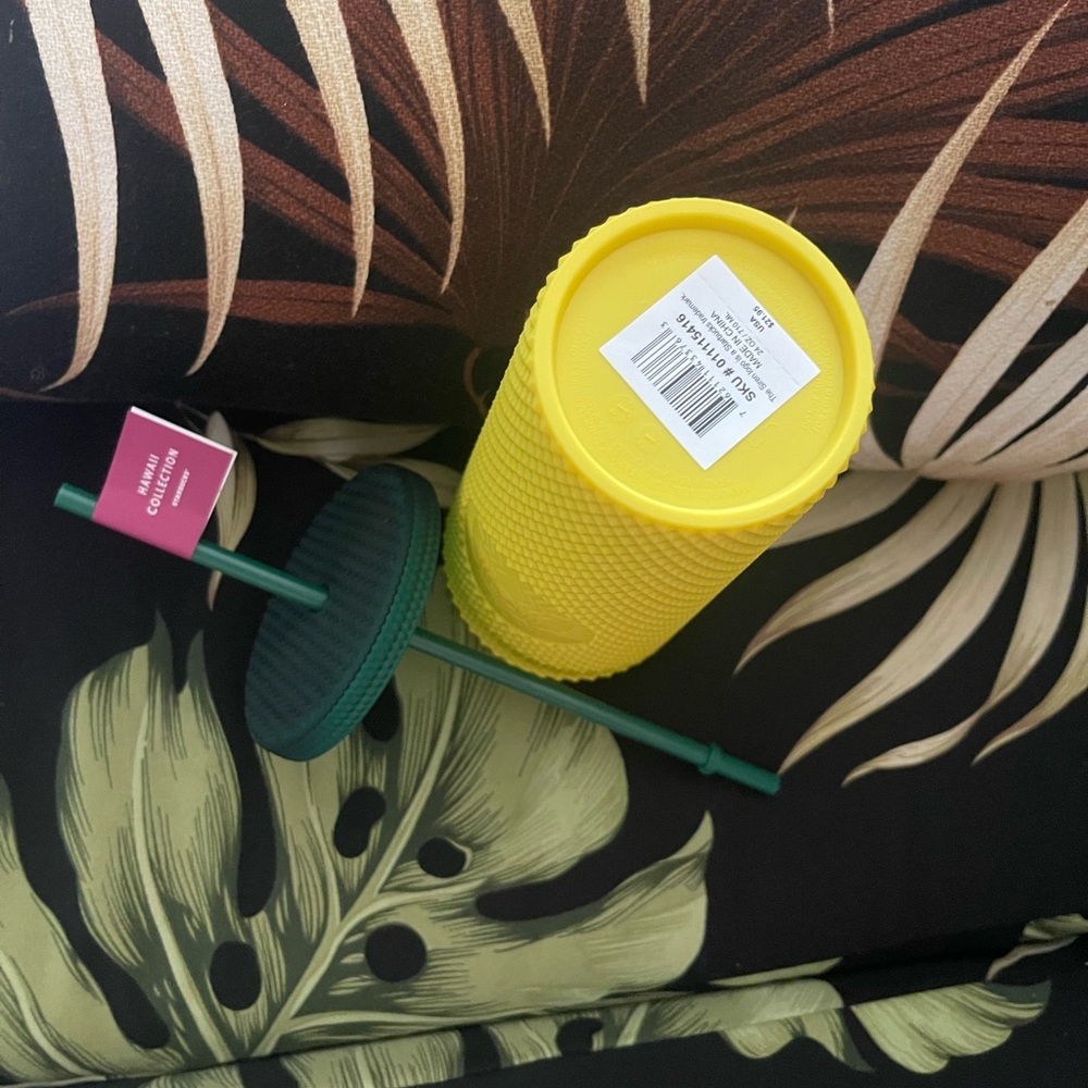Hawaii Collection Starbucks Bling Studded Tumbler 24oz - Picture 5 of 5